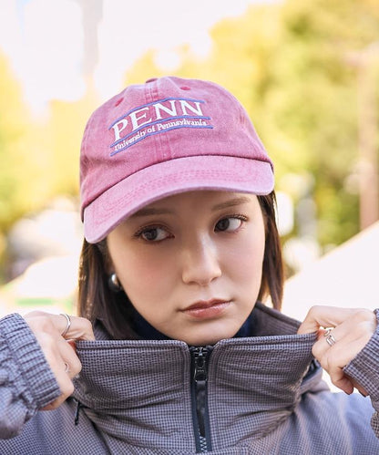 學院風標誌刺繡棒球帽