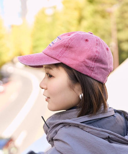 學院風標誌刺繡棒球帽