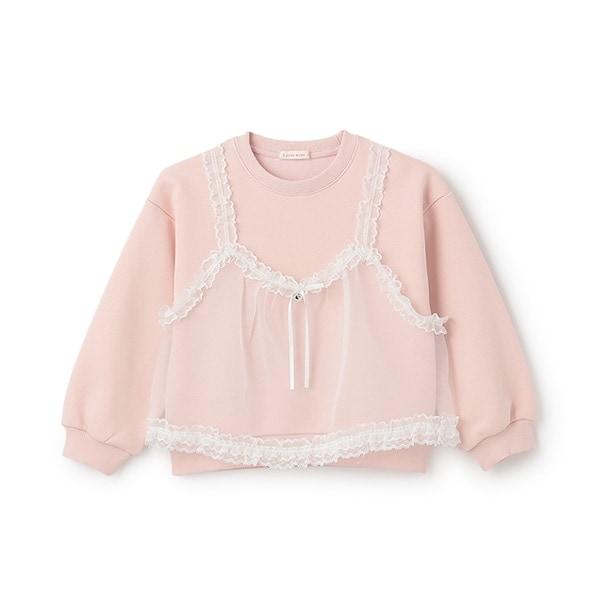 【Lycee mine 芭蕾系列】吊帶拼接衛衣