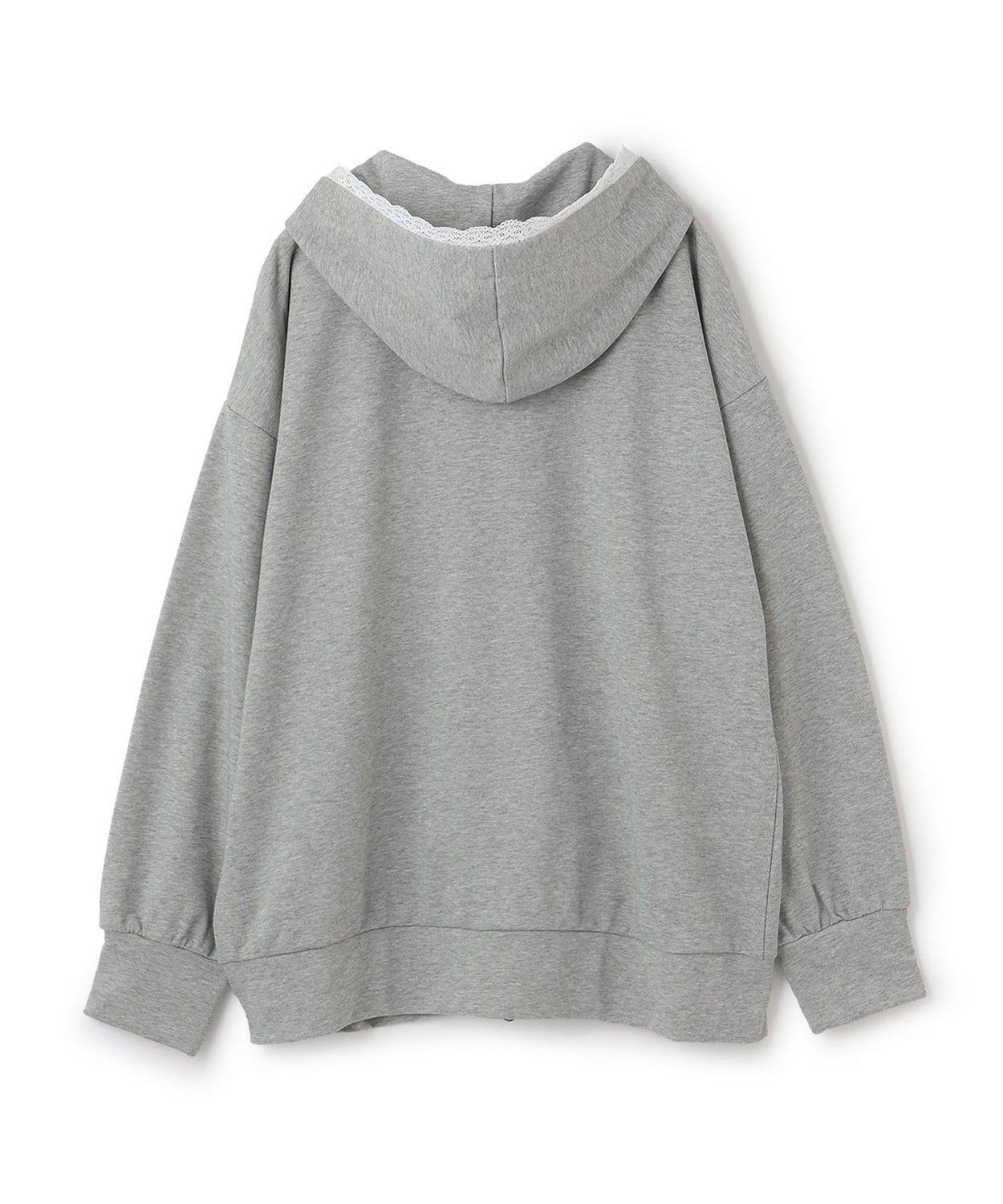 logo刺繡寬鬆衛衣【韓國時尚】