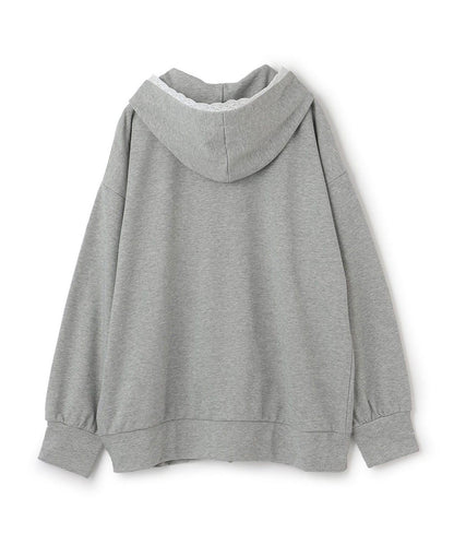 logo刺繡寬鬆衛衣【韓國時尚】