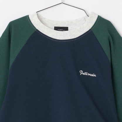 【有機棉】插肩長袖T恤