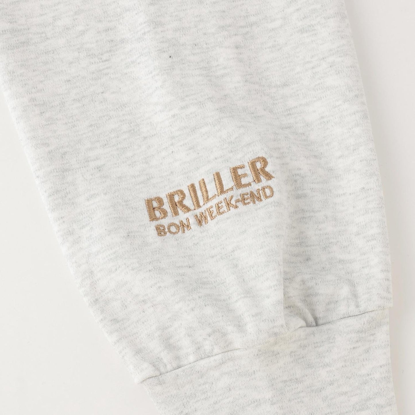 光滑質感LOGO連帽衛衣