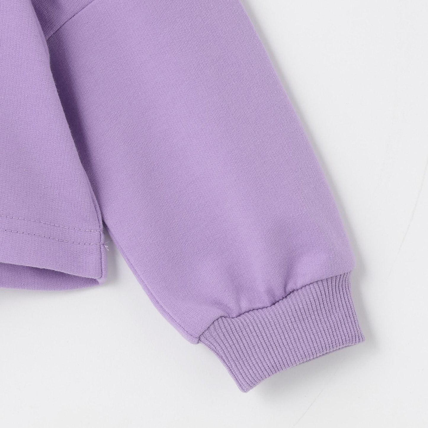 短款露肩迷你毛圈衛衣