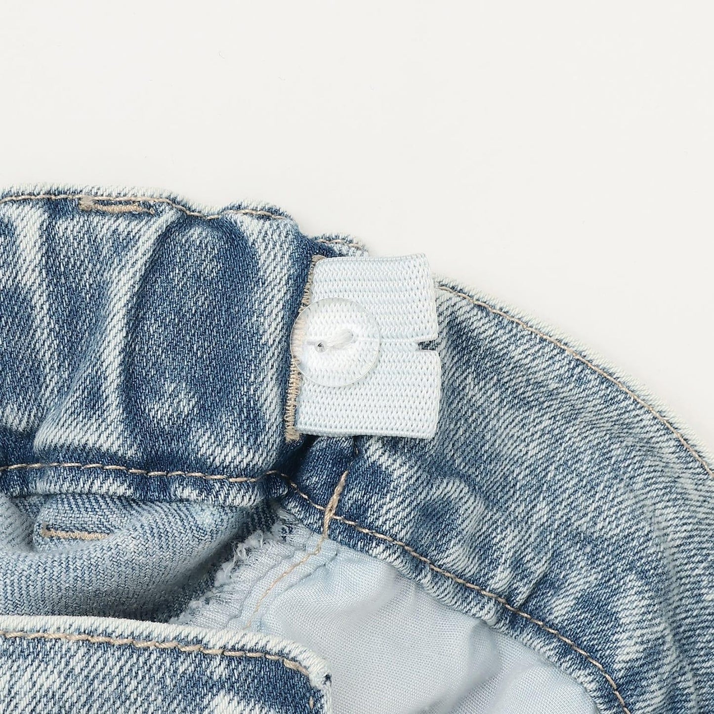 繫帶蝴蝶結喇叭牛仔褲