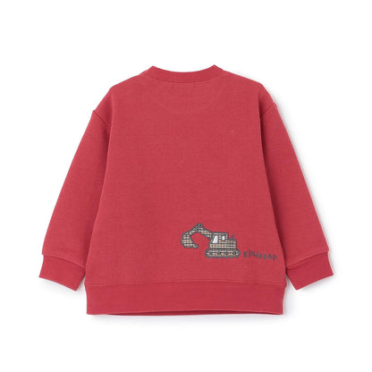 工程車輛貼布繡衛衣