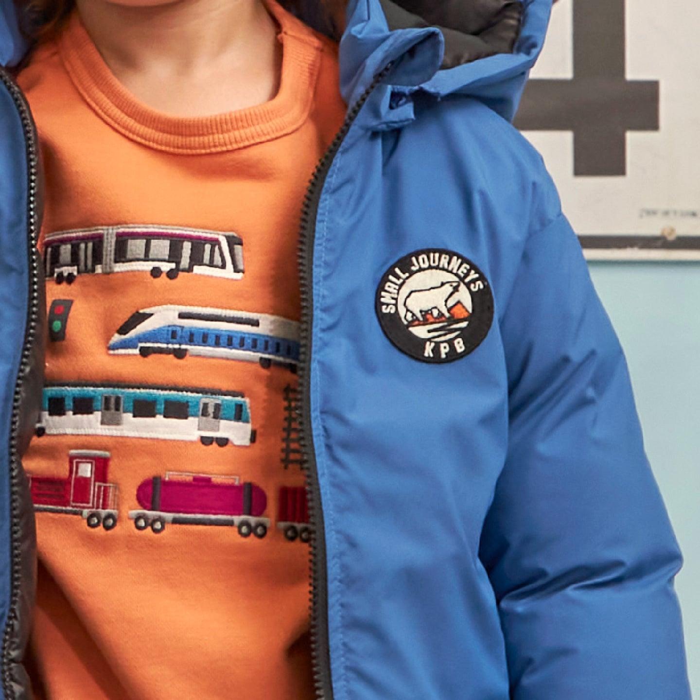 レアテック中綿夾克（袖口條紋羅紋）