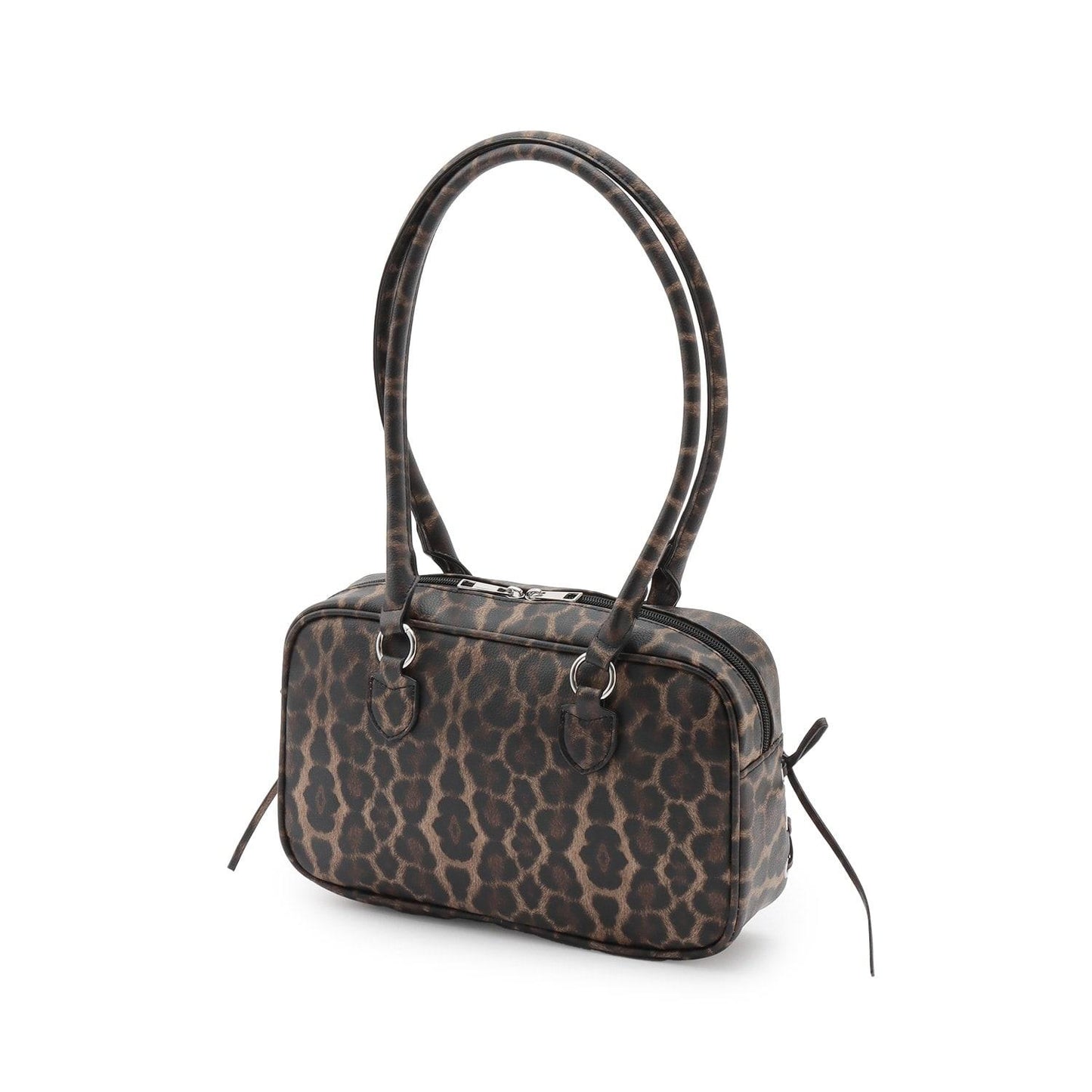 蕾絲繫帶長柄波士頓包