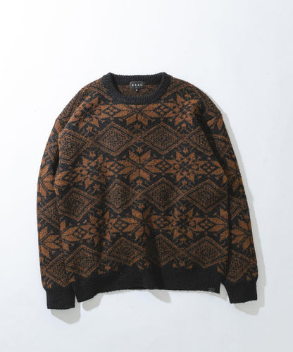 北歐風針織套頭衫