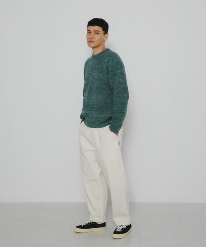 拼色針織套頭衫