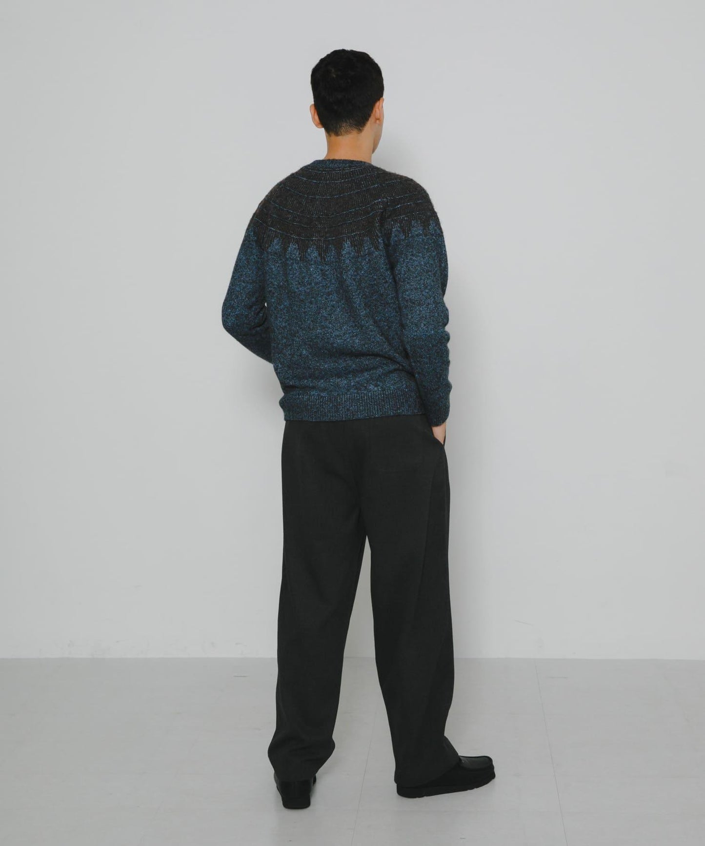 費爾島花紋針織套頭衫