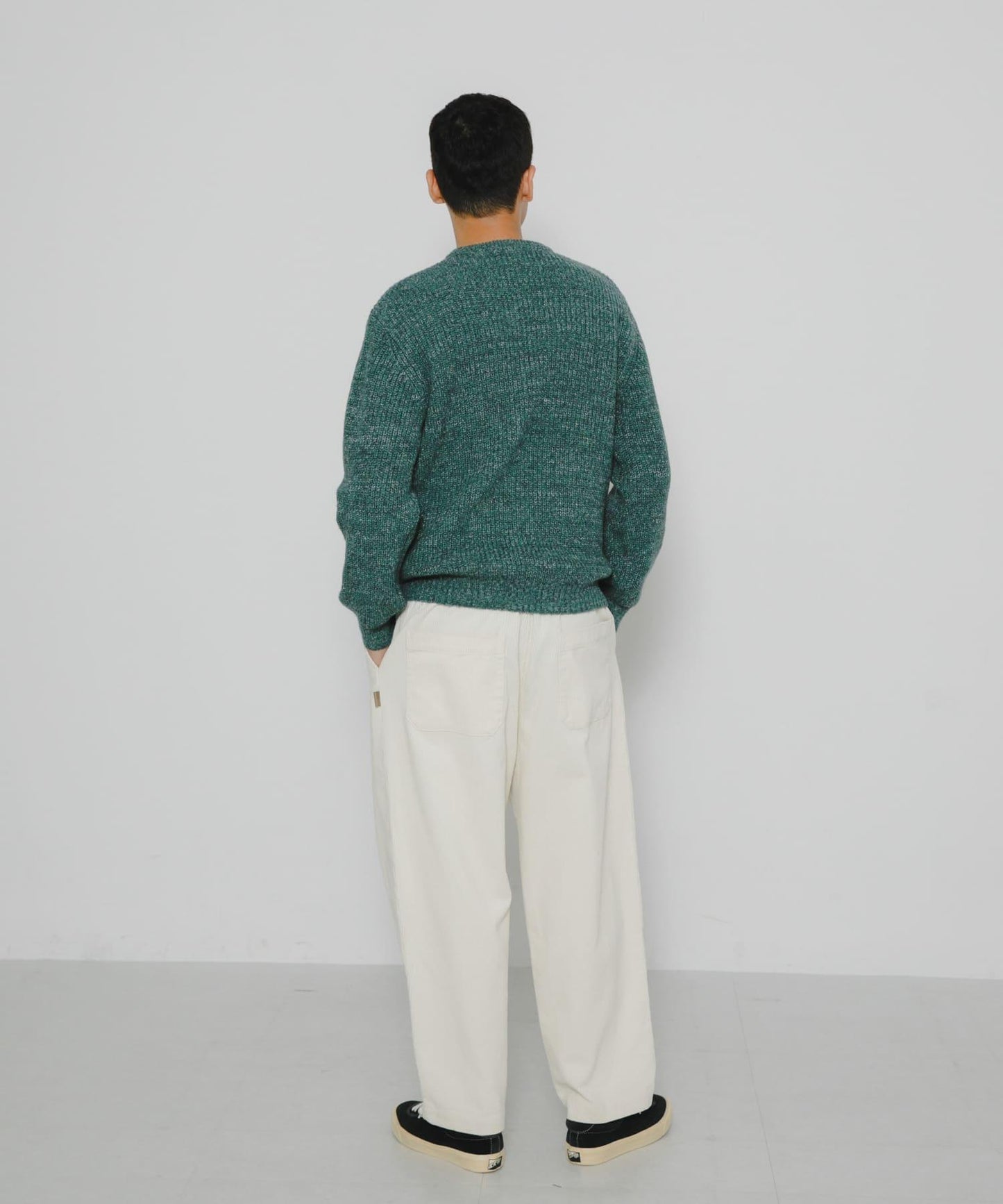 拼色針織套頭衫