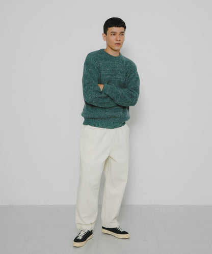 拼色針織套頭衫