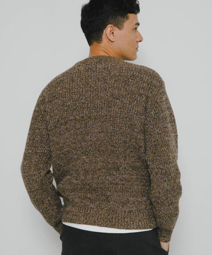 拼色針織套頭衫