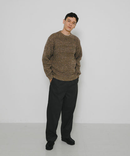 拼色針織套頭衫