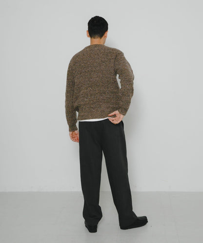 拼色針織套頭衫