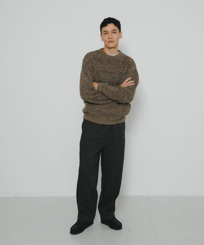 拼色針織套頭衫