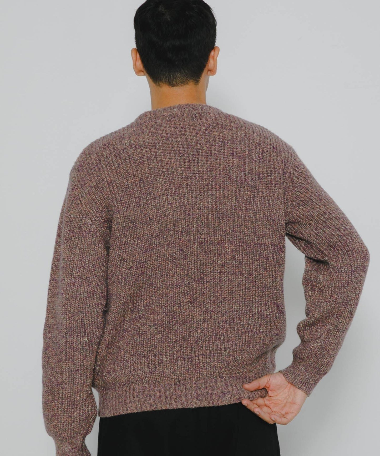 拼色針織套頭衫