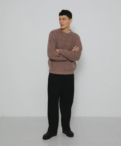 拼色針織套頭衫