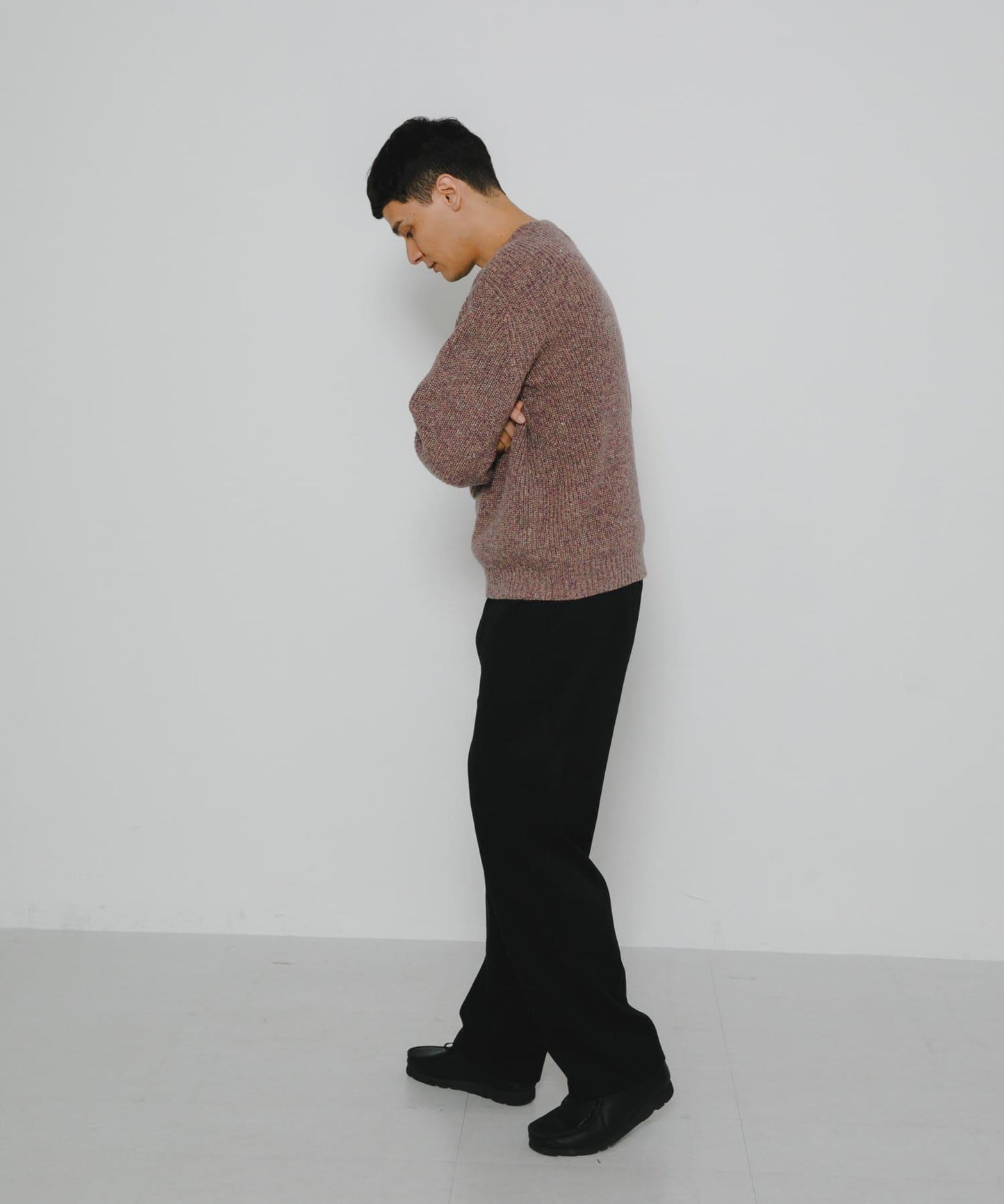 拼色針織套頭衫