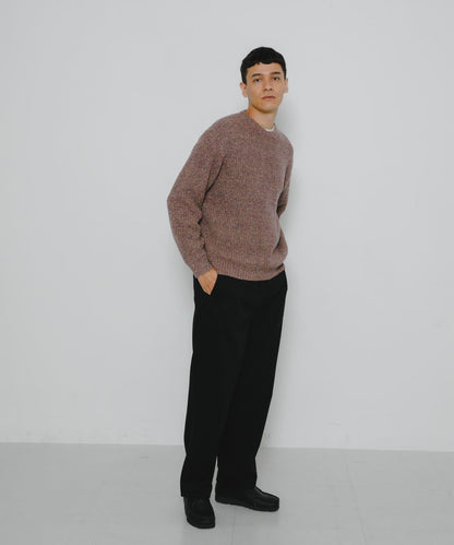 拼色針織套頭衫