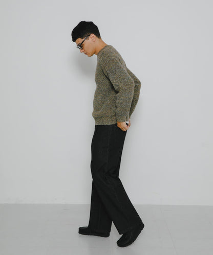 拼色針織套頭衫