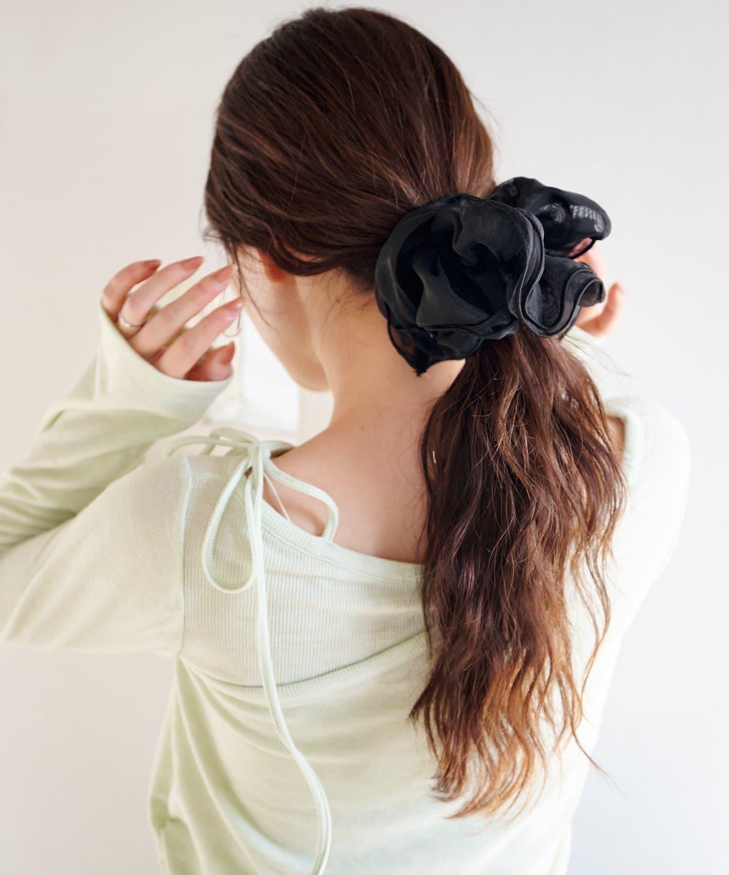 【fiw.】滾邊雙層髮圈