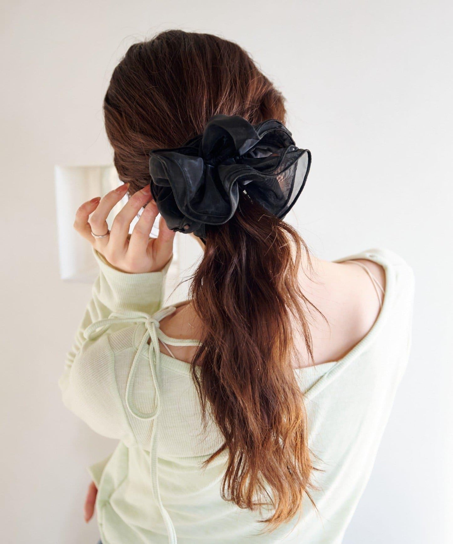 【fiw.】滾邊雙層髮圈