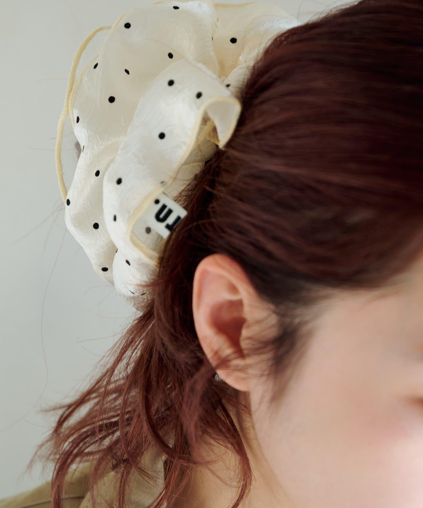 【fiw.】波點透視雙層髮圈