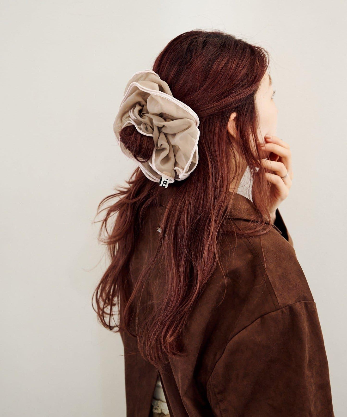 【fiw.】滾邊雙層髮圈