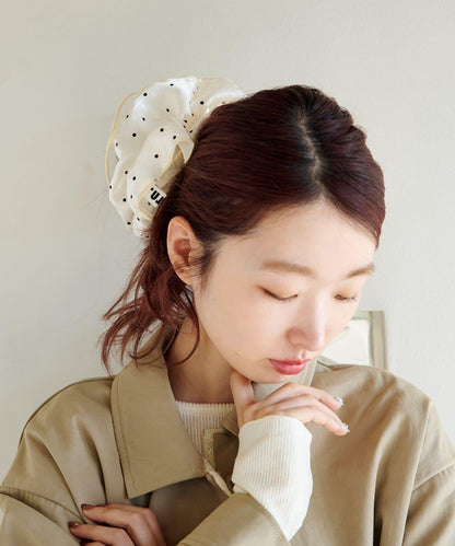 【fiw.】波點透視雙層髮圈