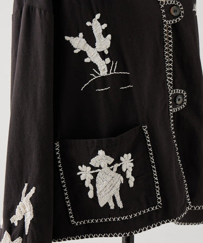 《近日開始》無領墨西哥風夾克