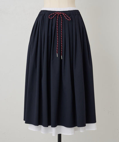 《近日開始》層疊褶皺半身裙