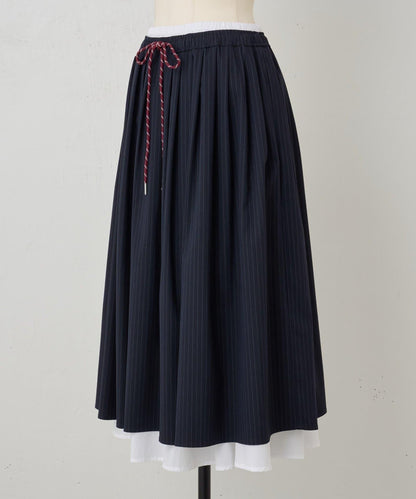 《近日開始》層疊褶皺半身裙