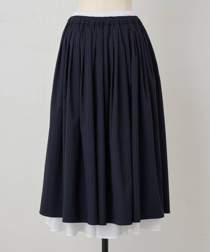 《近日開始》層疊褶皺半身裙