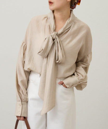 【26SS】蝴蝶結領襯衫