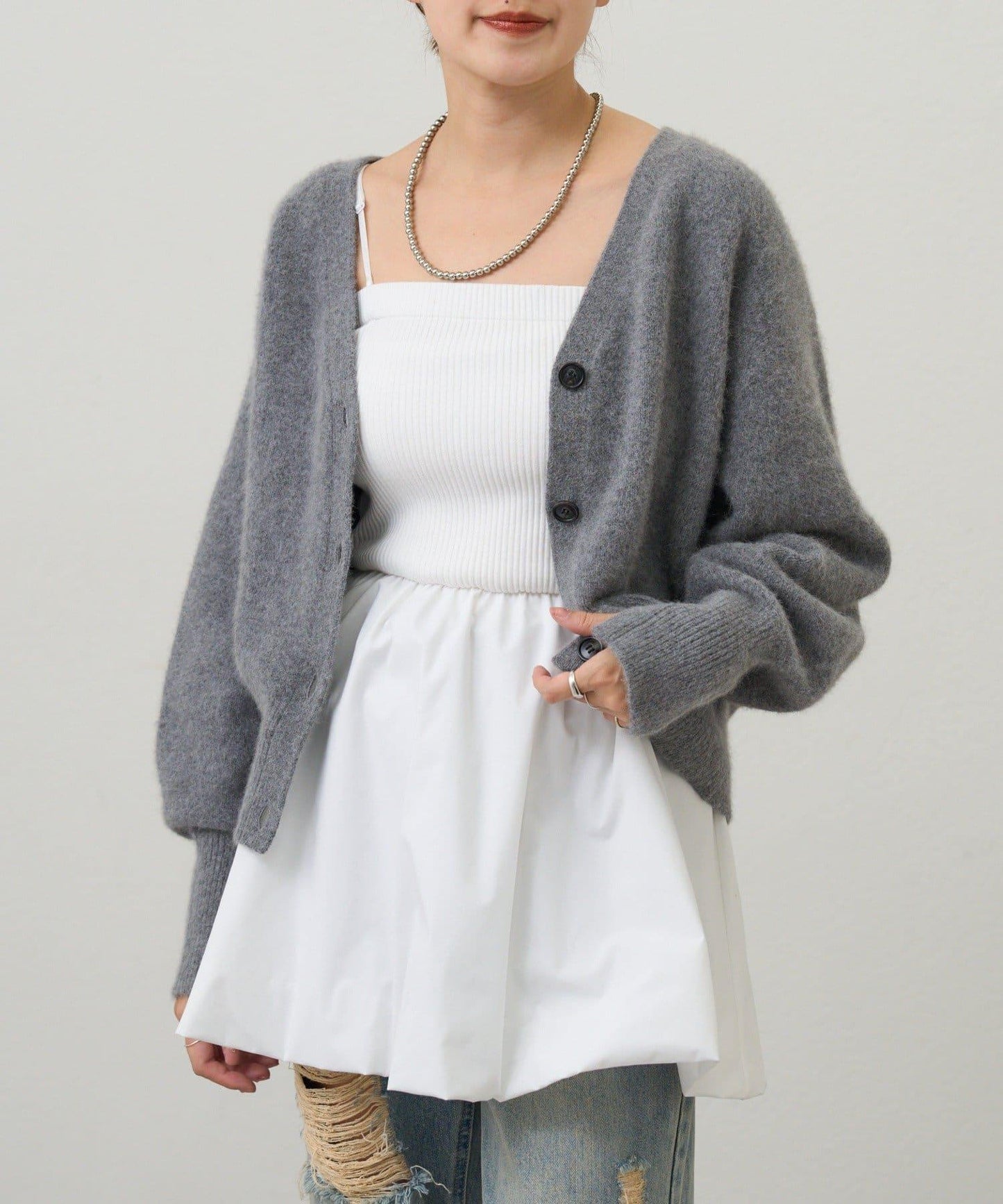 【26SS】泡泡吊帶背心