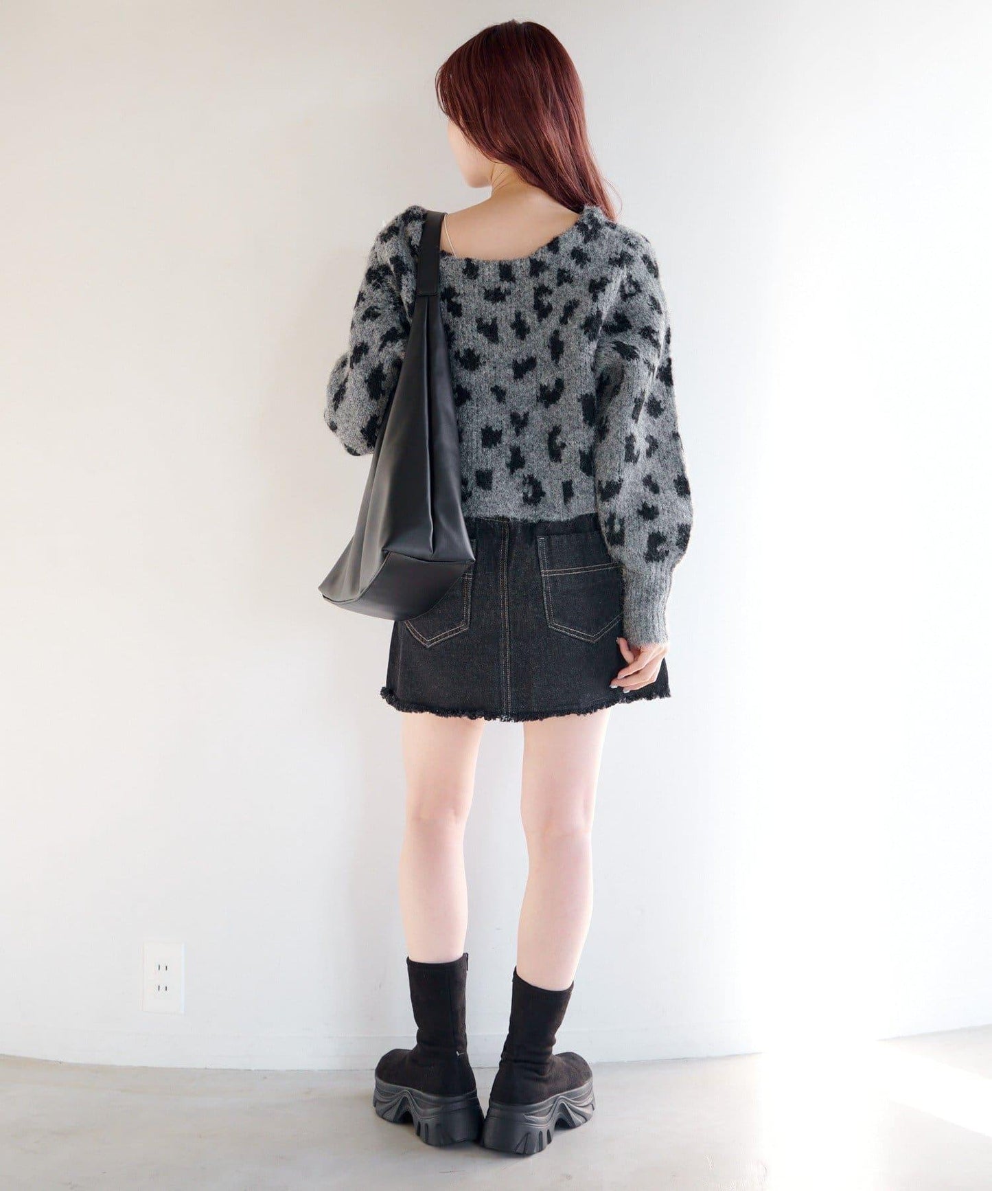 動物圖案針織開衫