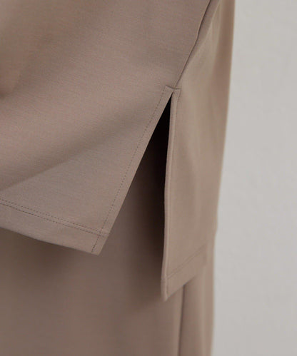 一字肩針織套頭衫