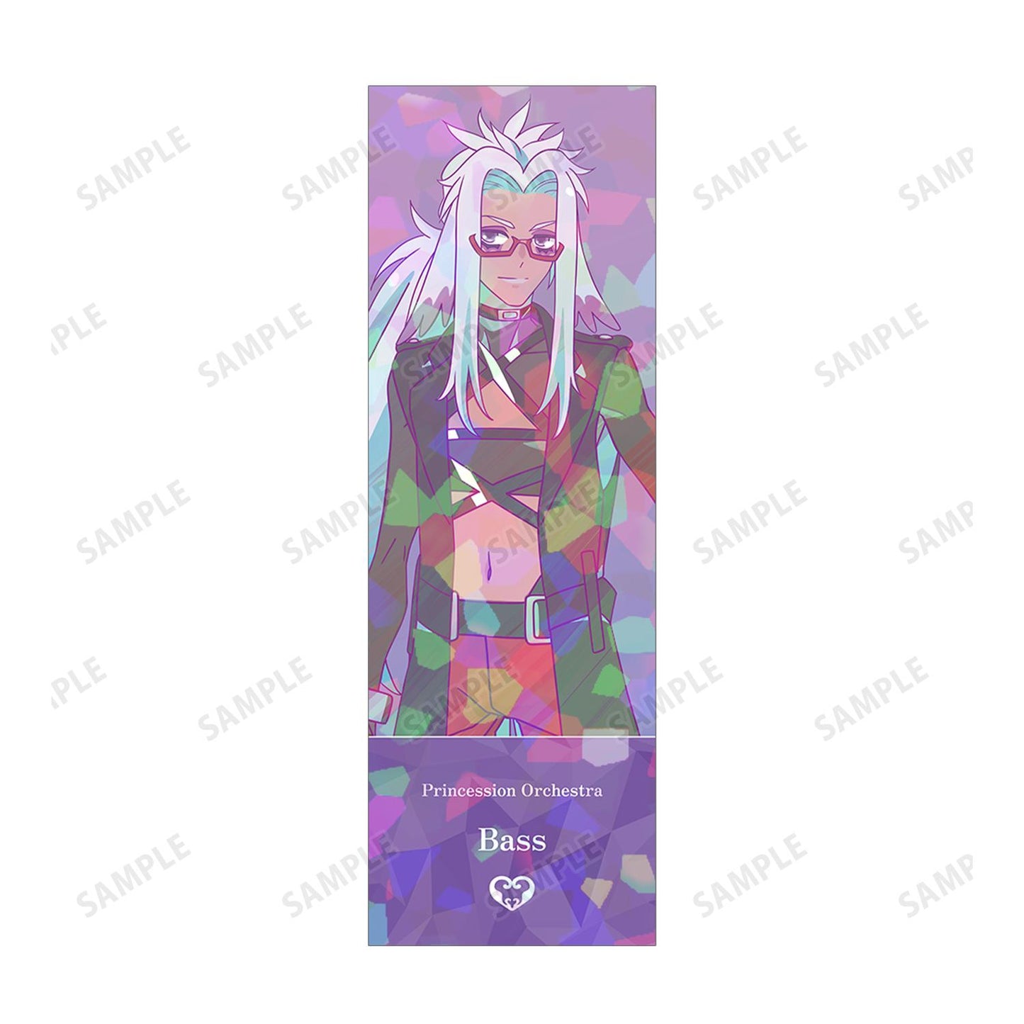 プリンセッション・オーケストラ_ベス Ani-Art clear label ホログラムチケット風カード 公主交響樂團 貝斯 Ani-Art透明標籤全息票卡