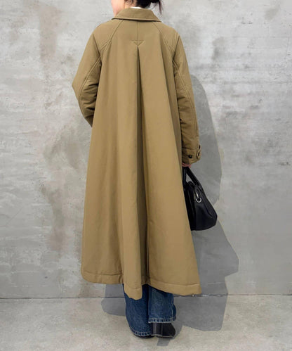 加棉單排扣大衣
