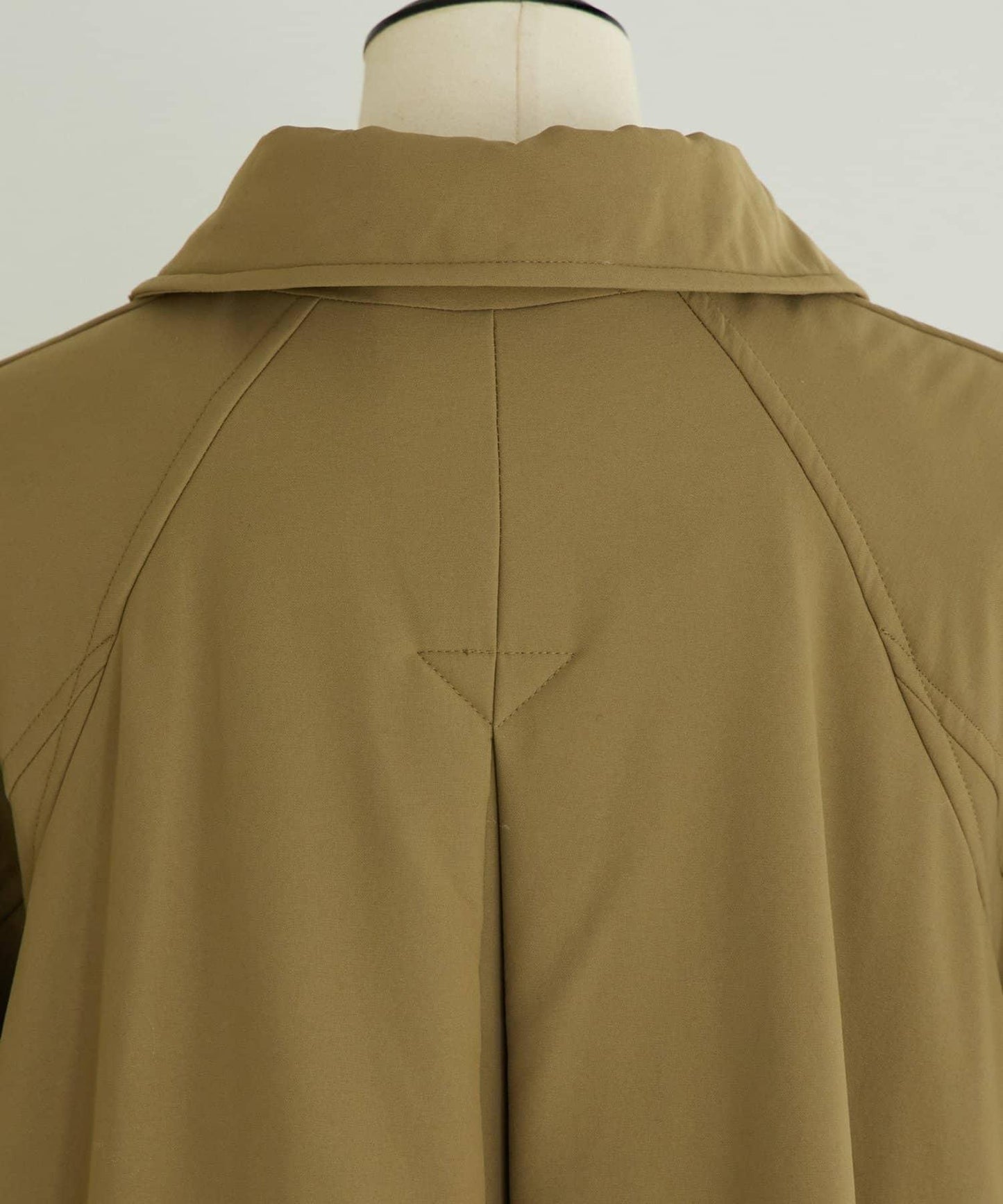 加棉單排扣大衣