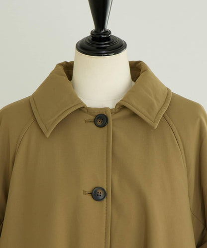 加棉單排扣大衣