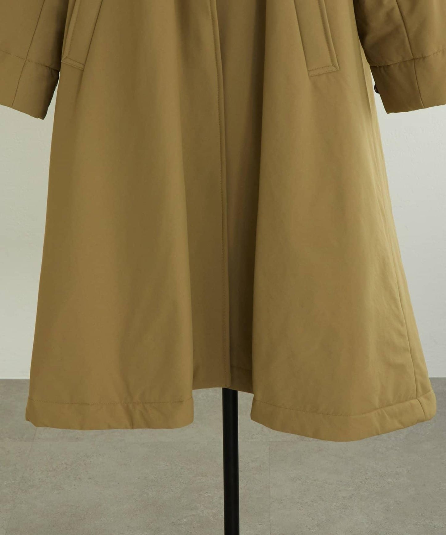 加棉單排扣大衣