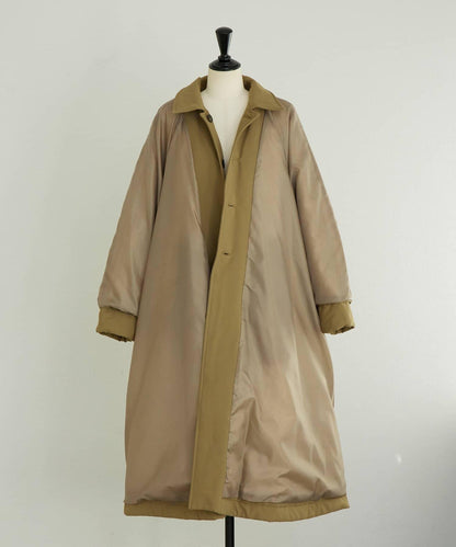 加棉單排扣大衣