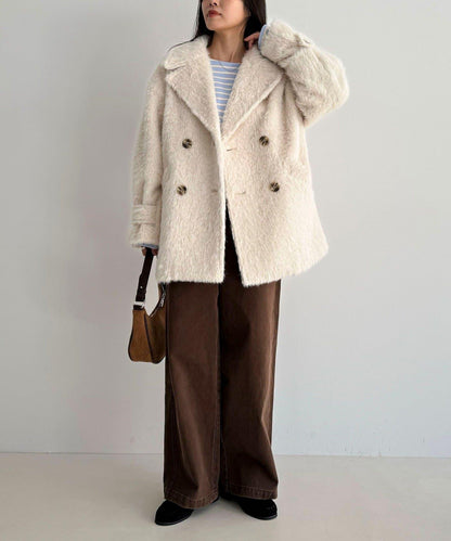 【GEVACO/ゲバコ】特別款長毛呢P大衣