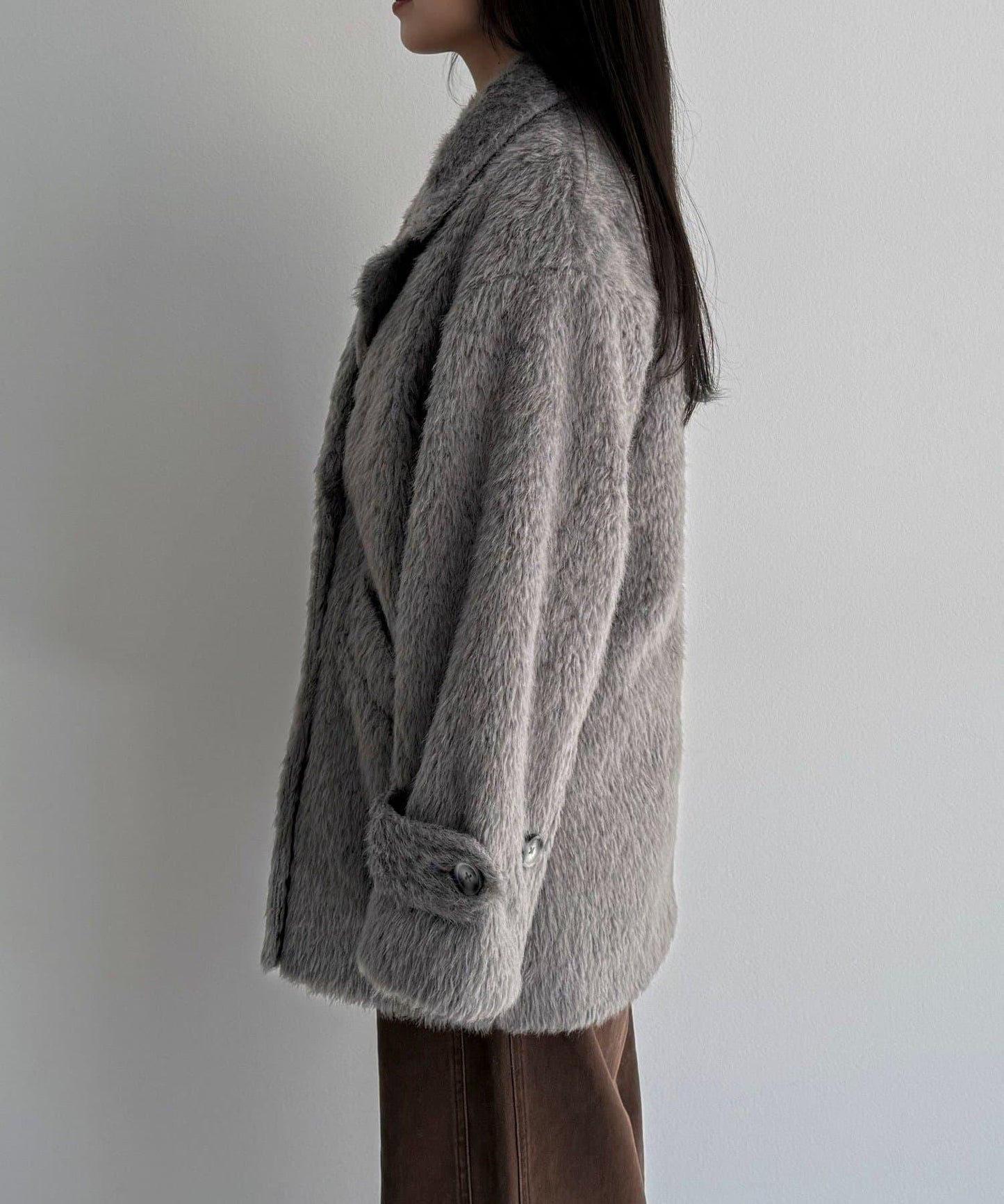 【GEVACO/ゲバコ】特別款長毛呢P大衣