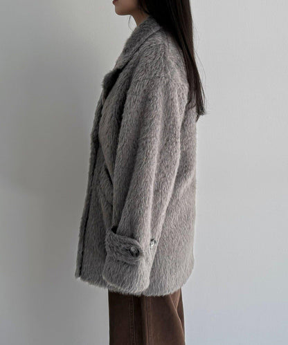 【GEVACO/ゲバコ】特別款長毛呢P大衣