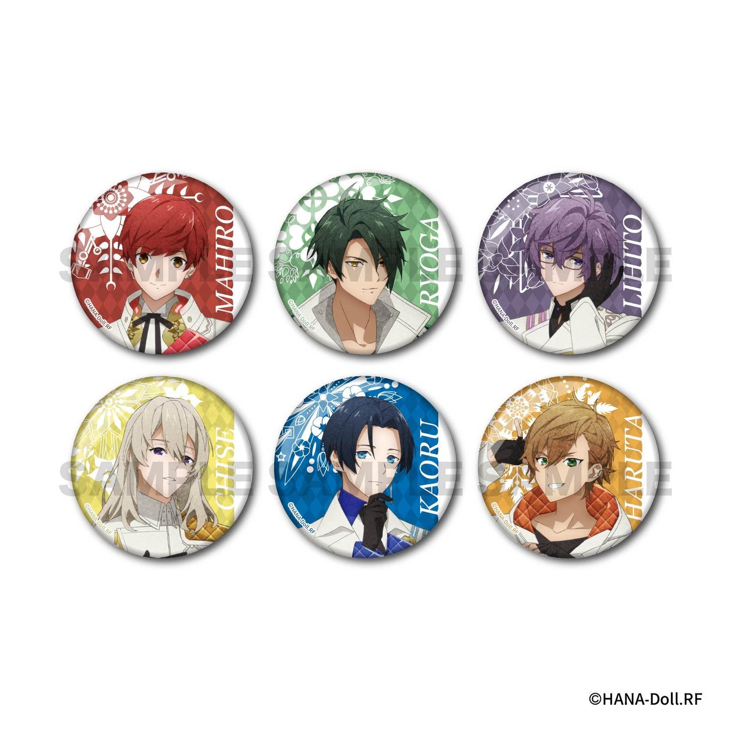 華Doll* -Reinterpretation of Flowering- 盲盒徽章 / 共6款【全套BOX/6個裝】