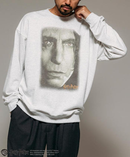 Harry Potter/《哈利·波特》 斯內普正面印花圓領衛衣